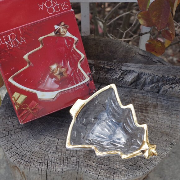 Vintage Studio Nova Sweet Dish Tree Gold Trim - Picture 8 of 9